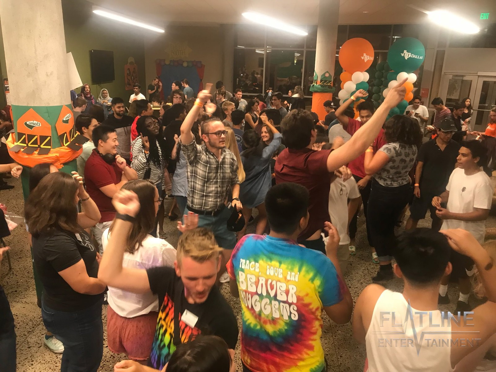 A big crowd gathered at a UT Dallas event